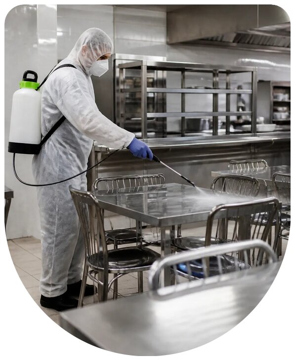 Профессиональная дезинфекция столовой с гарантией в Гудермесе